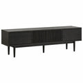 TV-Schrank aus Eichenholz Schwarz 160 cm
