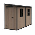 Kunststoff Gartenhaus Holzoptik Braun 330x228x252 cm